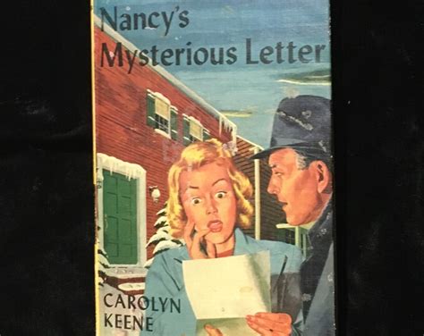 Nancy Drew 8 Nancys Mysterious Letter Carolyn Keene Yellow Spine Book