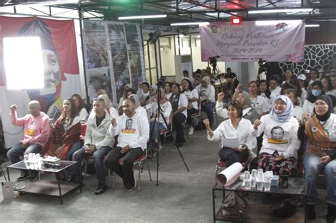 Relawan Emak Emak Etapas Cadas Deklarasi Dukung Prabowo Presiden Sinpo Id