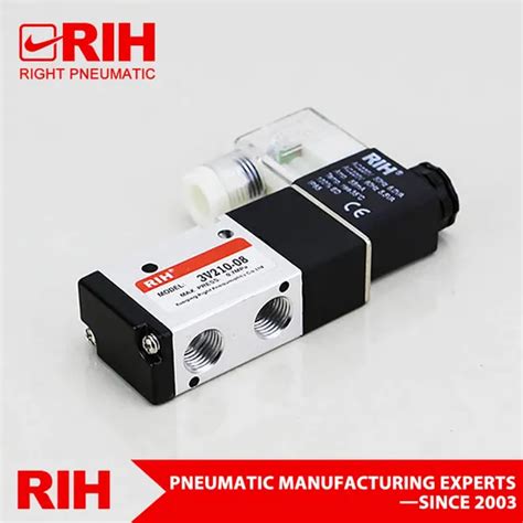 High Quality 3V Series 2 Position 3 Way Solenoid Valve Air Pilot Valve