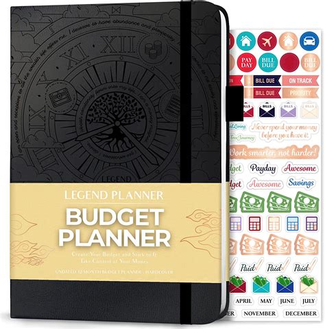 Legend Budget Planner Organizador Financiero De Lujo Y Libro De