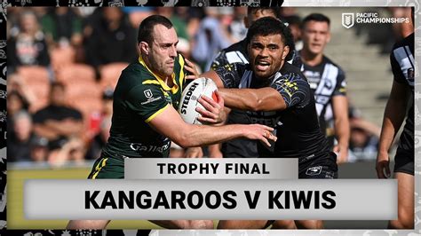 Kangaroos V New Zealand Kiwis 2023 Pacific Championships Trophy Final