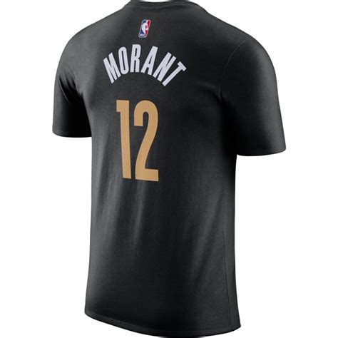 Ja Morant Memphis Grizzlies Nike Boys City Edition Nandn Kids T Shirt B