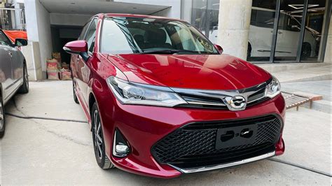 Toyota Corolla Axio WXB Hybrid Red Wine 2018 Imported By Tijarah