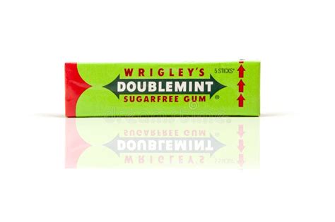 Doublemint Chewing Gum Made By Wrigley Editorial Photography Image Of