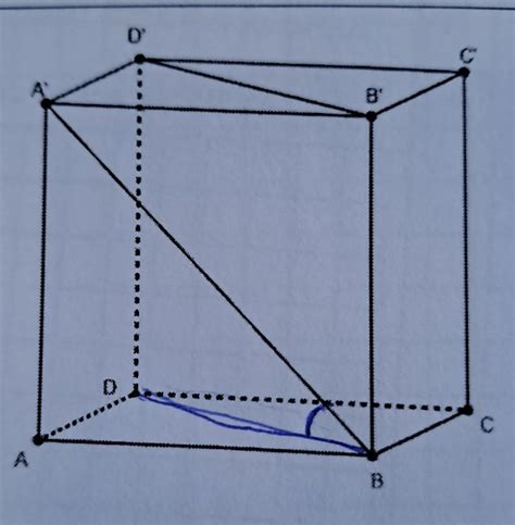 6 În figura alăturată este reprezentat cubul ABCDA B C D Unghiul