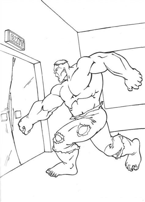 Free Printable Hulk Coloring Pages For Kids