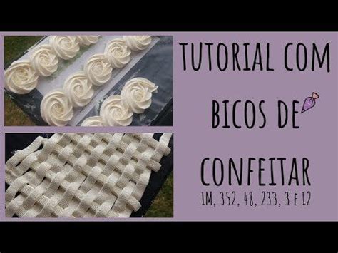 BICOS DE CONFEITAR PARA INICIANTES Tutorial De Bicos YouTube