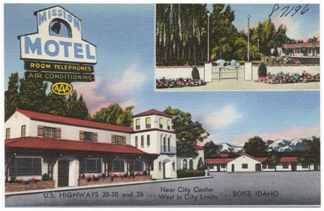 Mission Motel Near City Center U S Highways 20 30 And 26 West In