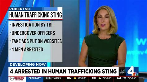 4 Arrested In Human Trafficking Sting YouTube