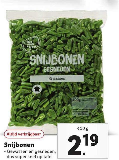 Snijbonen Aanbieding Bij Lidl 1Folders Nl