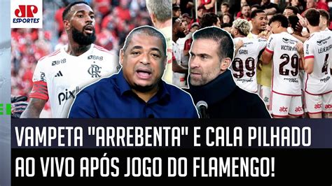 Vampeta CALOU Pilhado AO VIVO QUÊ VOCÊ VIU que o Flamengo OLHA