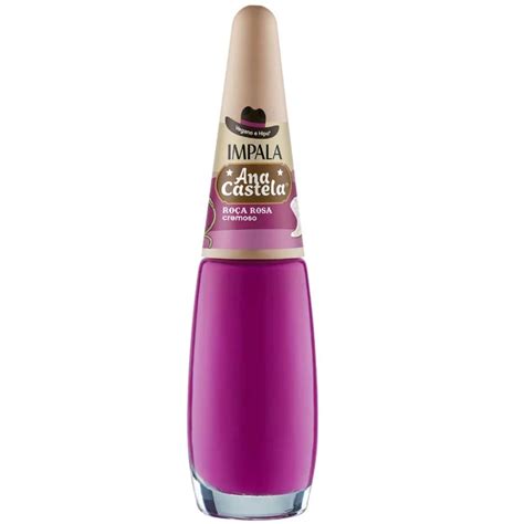 Esmalte Impala 7 5Ml Coleção Ana Castela Roça Rosa Super Primavera