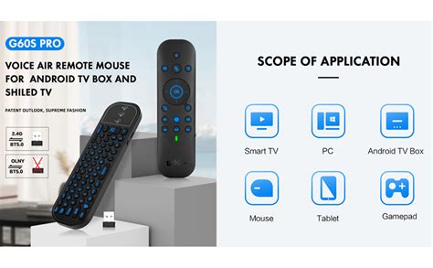 Amazon Bluetooth Voice Remote With Keyboard Air Mouse Backlit