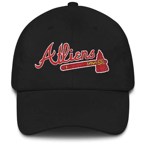 Atliens Atlanta Braves Embroidery Baseball Cap 100 Cotton Adjustable