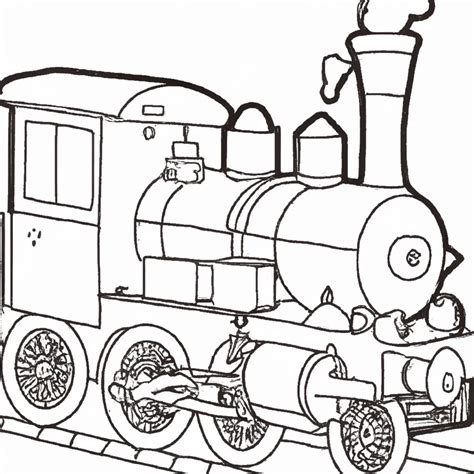 Desenhos Para Imprimir E Colorir De Locomotivas