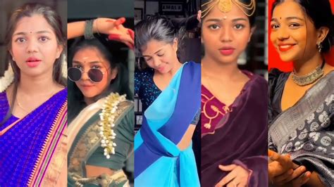 Amala Shaji 😍 Latest Saree Reels 🔥 Amalashaji Latest Reels Collection ♥