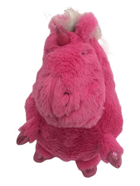 Animal Adventure Plush Chubby Pink Unicorn 10 Inch Stuffed Animal Pal