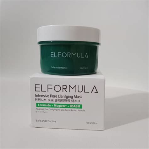 Jual Elformula Intensive Pore Clarifying Mugwort Mask Clay Mask Mud