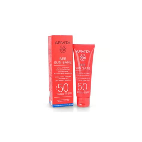 Antimanchas Y Antiedad Apivita Bee Sun Safe Crema Facial Spf Ml