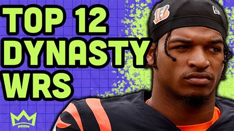 Top 12 Dynasty Wide Receiver Rankings 2023 Fantasy Football Youtube