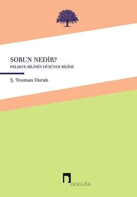 Sorun Nedir Ş Teoman Duralı Fiyat Satın Al D R