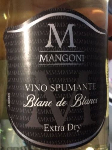 Mangoni Blanc De Blancs Spumante Extra Dry Vivino United States