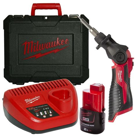 Milwaukee M12si 201c 12v Soldering Iron Kit 20ah Primetools