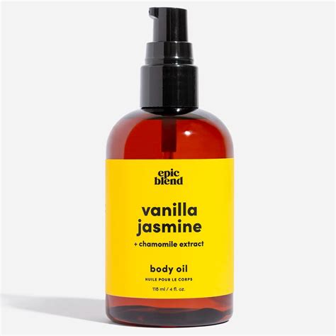 Vanilla Jasmine Body Oil 4oz Epic Blend Outer Layer