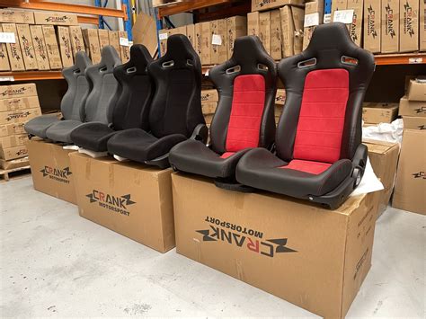 2 X SR5 Ultra Hard Wearing PVC Recaro Style Car Racing Sport Seats