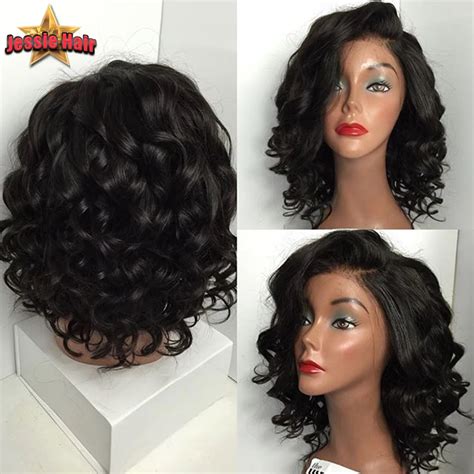 180 Density Curly Wig Glueless Full Lace Human Hair Wigs For Black Women Virgin Brazilian Deep