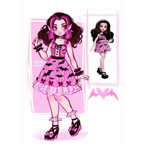 Paula On Instagram Draculaura Doll Redesign Myart Fanart Redesign