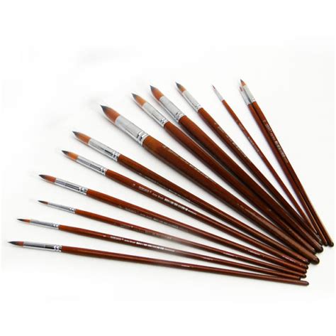 Worison Artist 13pcs Round Paintbrush Set ArtPavilion