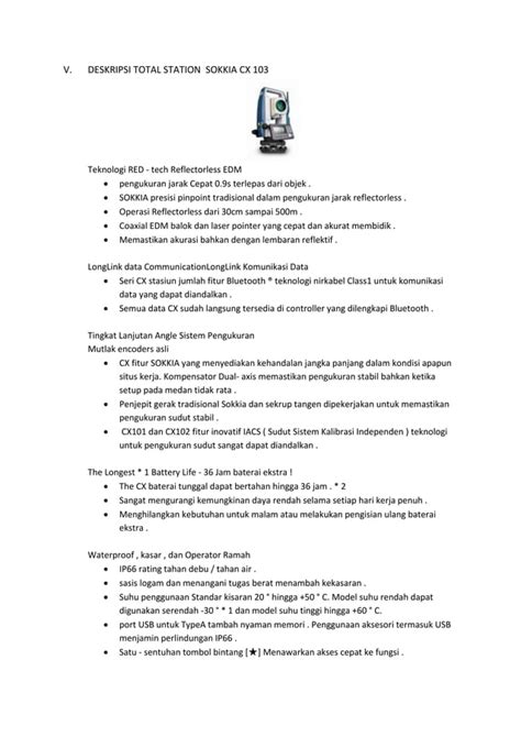 Peta Digital Peta Analog Theodolit Total Station Pdf