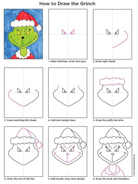 How To Draw The Grinch Printable Printable Templates