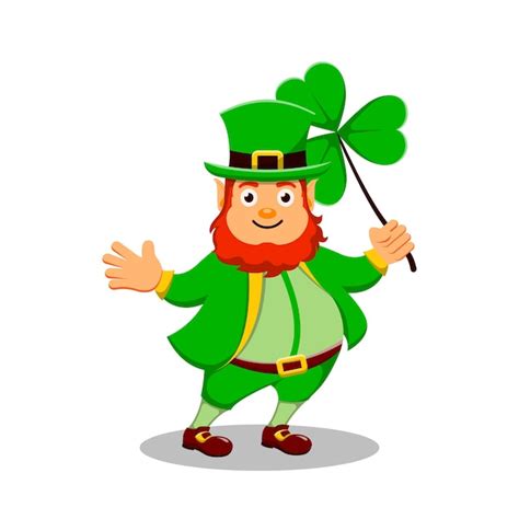 Premium Vector St Patricks Day Cartoon Character Leprechaun