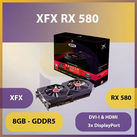 کارت گرافیک ایکس اف ایکس مدل Rx 580 8gb دیاکو سیستم