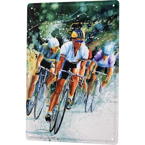 Plaque En Metal Metallique Poster Mural Tin Sign 40x30 Cm Sport