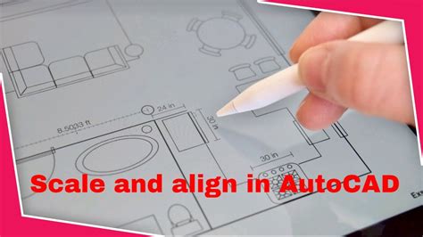 Scale And Align Drawings In Autocad With Reference Of Other Objects