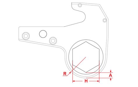 TW H Series Ultra Low Radius Hydraulic Torque Wrenches Hydraulic