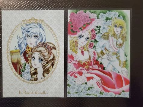 POST CARTE LADY OSCAR LA ROSE DE VERSAILLES Lady Oscar Et Antoinette