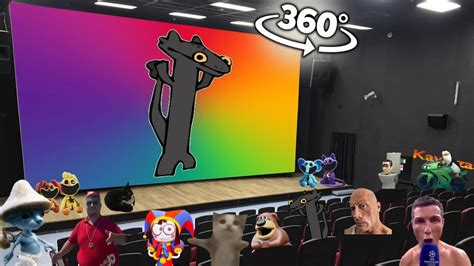 Memes Watching Toothless Dancing Meme In 360 Vr Cinema Hall Youtube