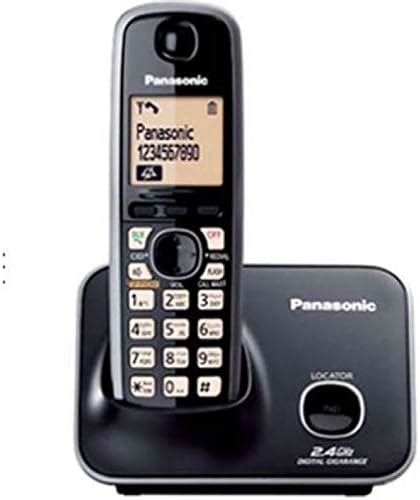 Panasonic Kx Tg Bx Digital Cordless Landline Phone Black Amazon