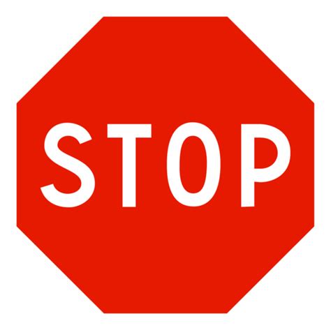 Stop Arret Sign