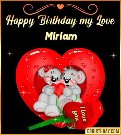 Happy Birthday Miriam GIF 🎂 Images Animated Wishes【28 GiFs】