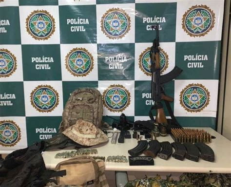 Polícia Apreende Arsenal Da Milícia Na Zona Oeste Carioca