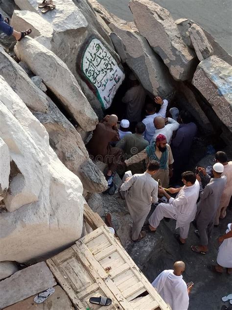 Spiritual Scene Of Hira Cave Jabal E Noor Editorial Stock Image Image