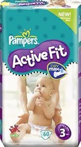 Pampers Active Fit Size Midi Nappies X Economy Packs Of