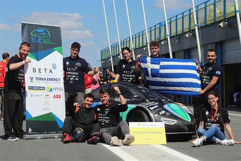 Ομάδα Tucer 5η Θέση στον Διαγωνισμό Shell Eco Marathon Europe 2022