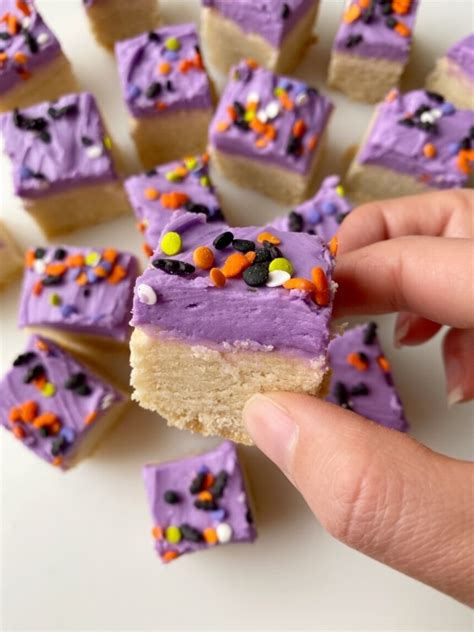 Easy And Decadent Halloween Sugar Cookie Bars