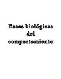 Apuntes De Bases Biol Gicas Del Comportamiento Apuntes De Ciencias